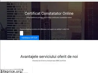 certificatconstatatoronline.ro