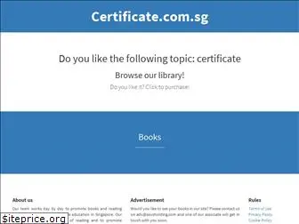 certificate.com.sg