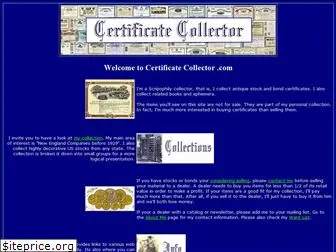 certificatecollector.com