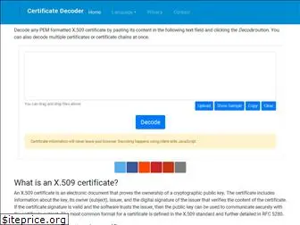 certificatedecoder.dev