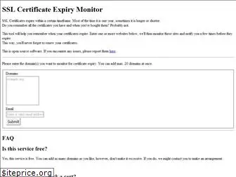certificatemonitor.org