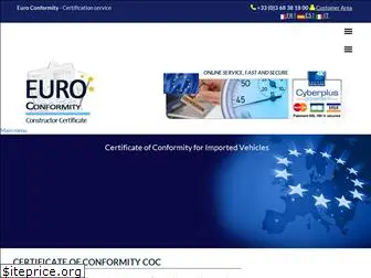 certificateofconformity-coc.com