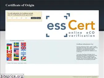 certificateoforigin.com