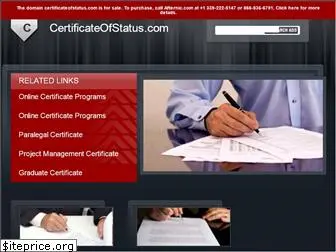 certificateofstatus.com