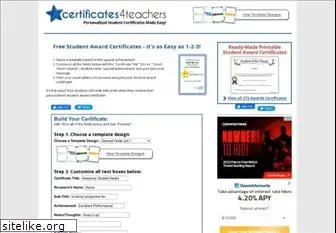 certificates4teachers.com