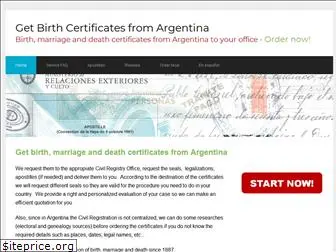 certificatesargentina.com