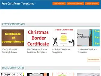 certificatetemplatess.org