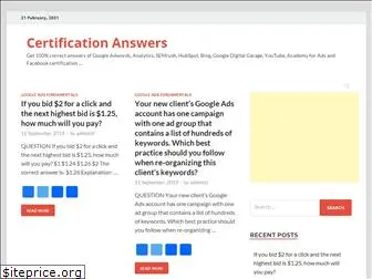 certificationanswer.com