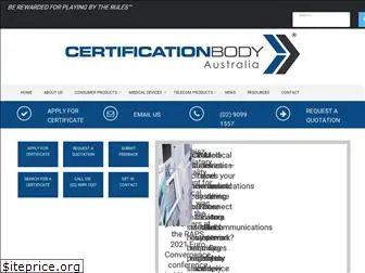 certificationbody.com.au