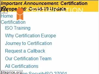 certificationeurope.com