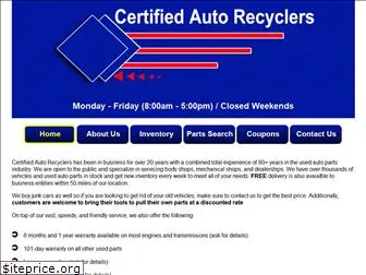 certifiedautorecyclers.com