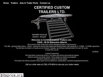 certifiedcustomtrailers.com
