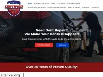 certifieddentrepair.com