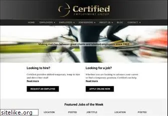 certifiedemployment.com