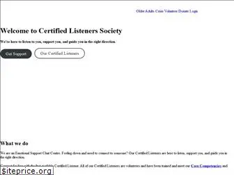 certifiedlisteners.org