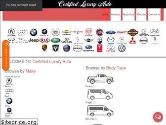 certifiedluxuryauto.com