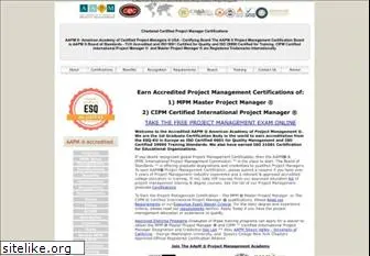 certifiedprojectmanager.org