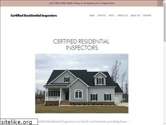 certifiedresidentialinspectors.com