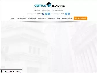 certustrading.com