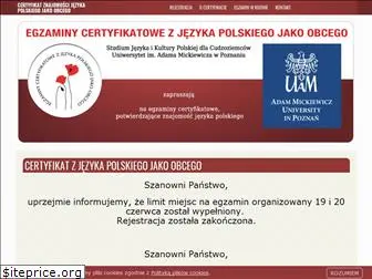 certyfikatpolski.edu.pl