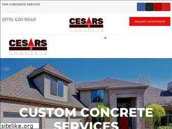 cesarsconcrete.com
