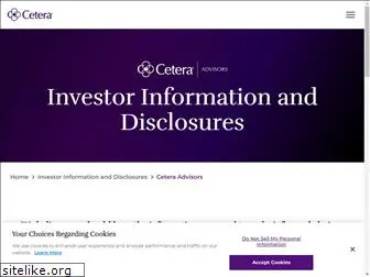 ceteraadvisors.com