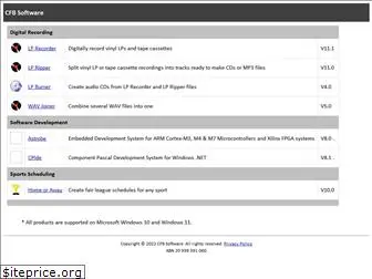 cfbsoftware.com
