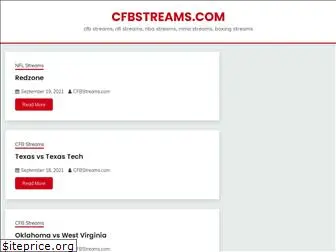 cfbstreams.com