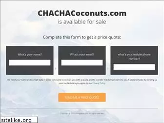 chachacoconuts.com