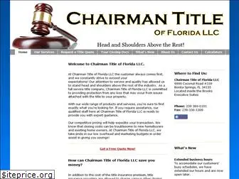 chairmantitlefl.com