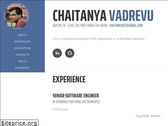 chaitanyavadrevu.com