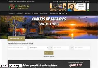 chaletsdevacances.com