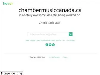 chambermusiccanada.ca