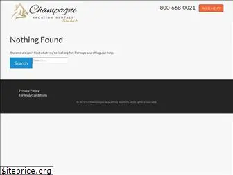 champagnevacationrentals.com