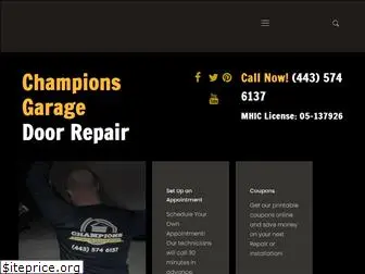 championsgaragedoorrepair.com