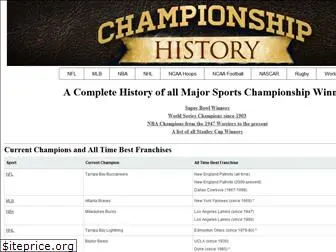 championshiphistory.com