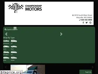 championshipmotorsllc.com