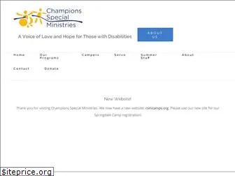 championsspecialministries.org