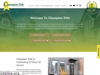 championtitle.com