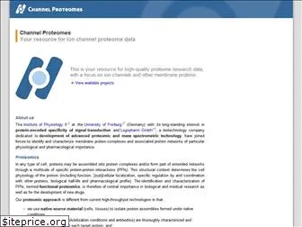 channel-proteomes.com