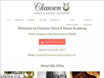 chansonvoicestudios.com