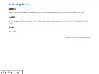 chaoss.github.io
