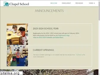 chapelschool.org