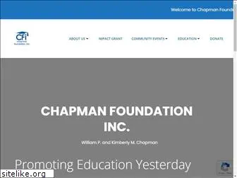 chapmanfoundation.com