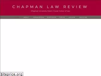 chapmanlawreview.com