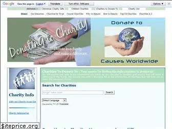 charitiestodonateto.com