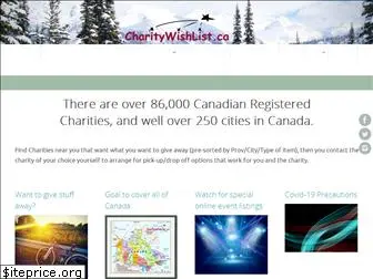 charitywishlist.ca