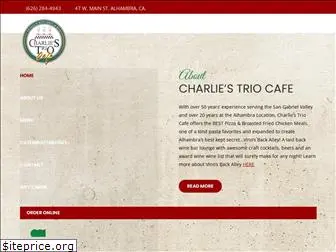 charliestriocafe.com