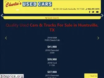 charliesusedcarstx.com