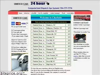 charlotteunitedcab.com